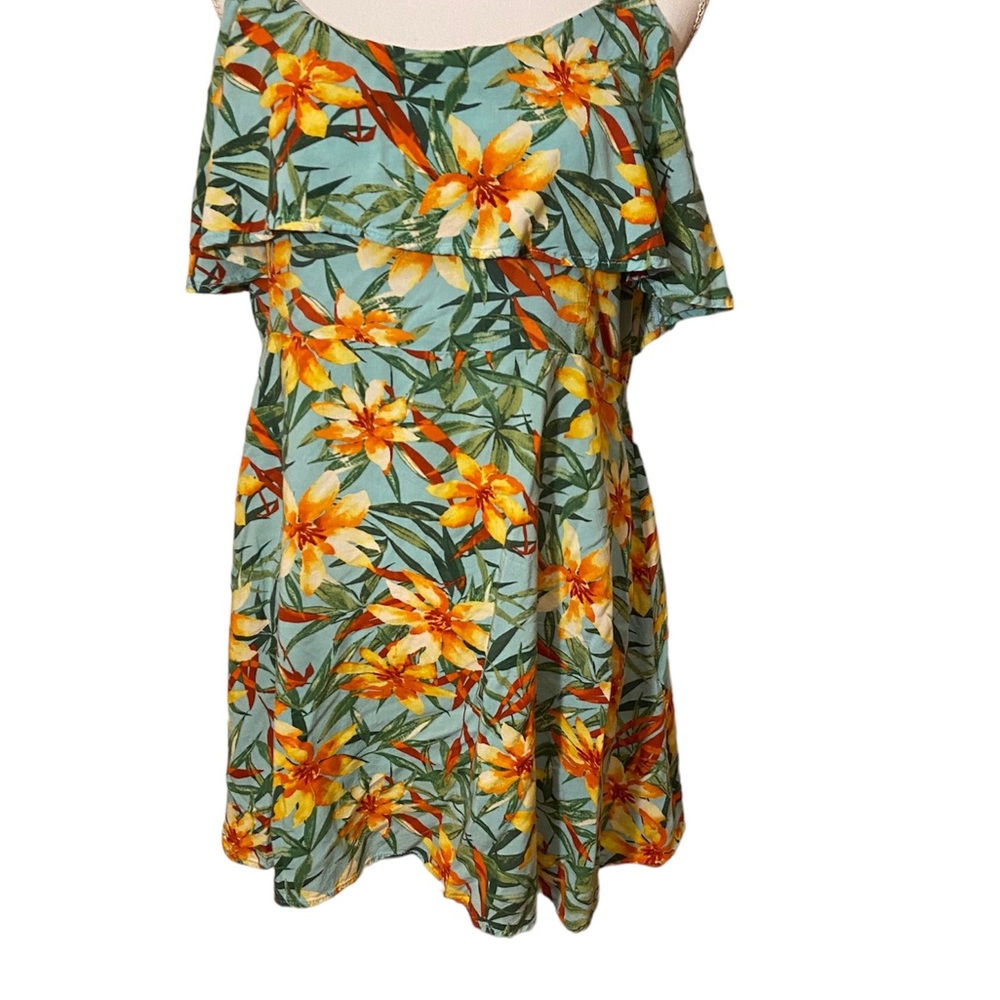 Forever 21 cross back spaghetti strap dress